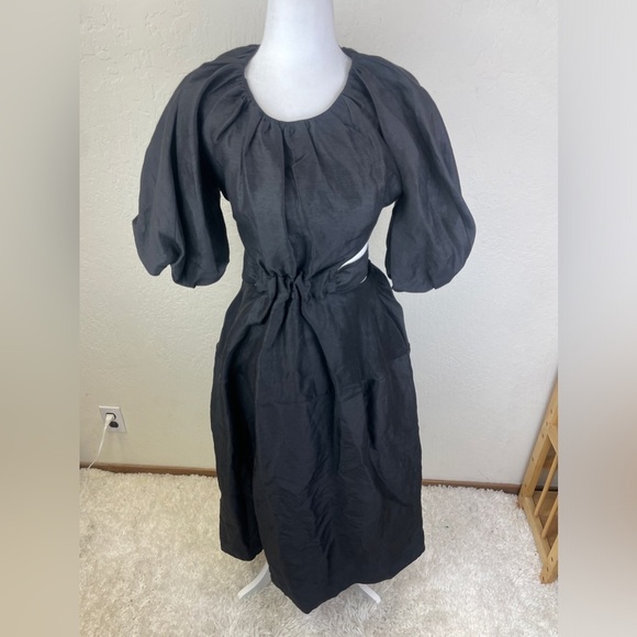 Aje Mimosa Cut Out Midi Dress in Black size AU 6, US 2 - Picture 10 of 13